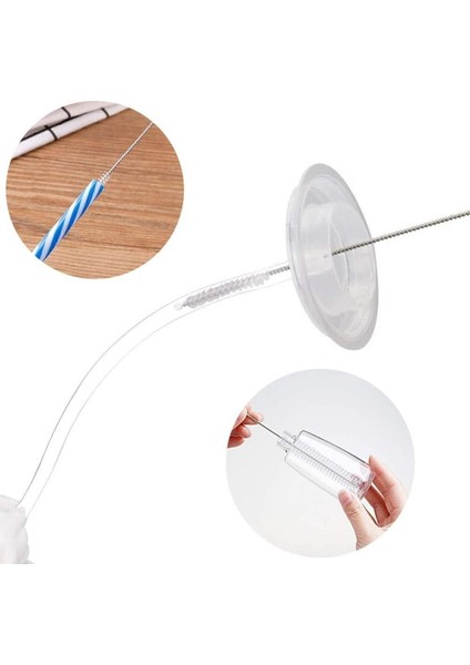 Iki Adet Pipet ve Emzik Temizleyici Fırça Seti, Pratik ve Hijyenik Kullanım Sağlar. fiyatları