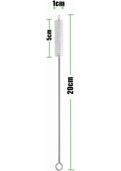 Iki Adet Pipet ve Emzik Temizleyici Fırça Seti, Pratik ve Hijyenik Kullanım Sağlar.