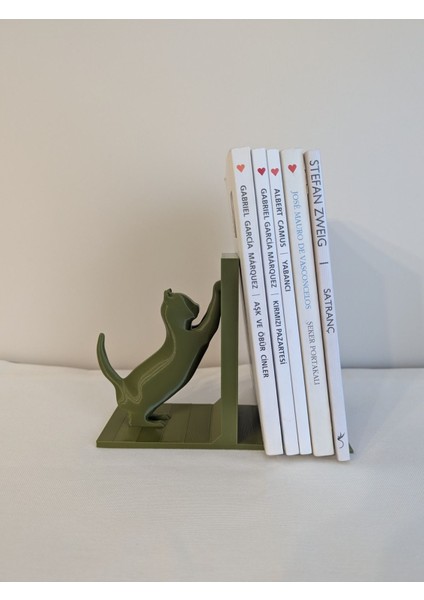 Sevimli Kedi Kitap Tutucu
