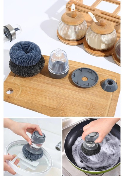 Iki Parçalı Temizlik Seti, Sünger ve Teli ile Pratik Banyo ve Lavabo Temizliği fiyatları