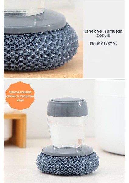 Iki Parçalı Temizlik Seti, Sünger ve Teli ile Pratik Banyo ve Lavabo Temizliği indirimleri