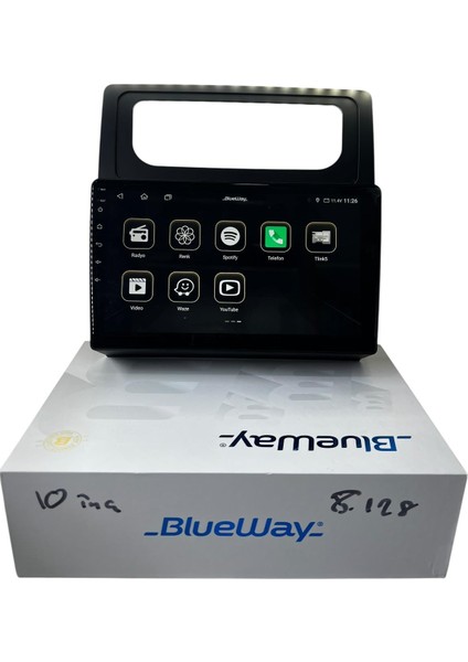 Ww Caddy 2004-2015 Blueway 8-128 Tam Profesyonel Oem Multimedia modelleri