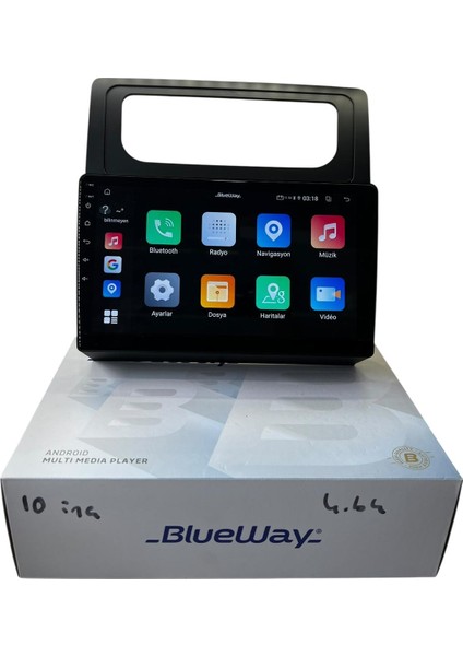 Ww Caddy 2004-2015 Blueway 4-64 Profesyonel Oem Multimedia