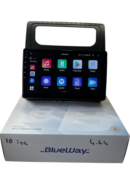 Ww Caddy 2004-2015 Blueway 4-64 Profesyonel Oem Multimedia fırsatları