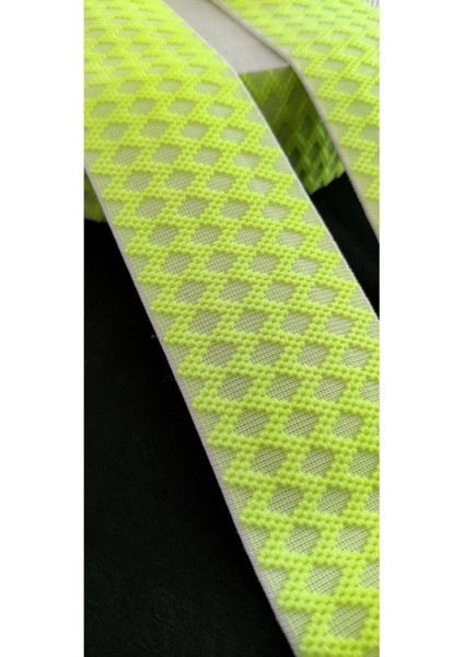 Özel Desen Neon Yeşil Beyaz Lastik Şerit fiyatları