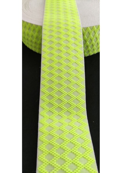 Özel Desen Neon Yeşil Beyaz Lastik Şerit modelleri