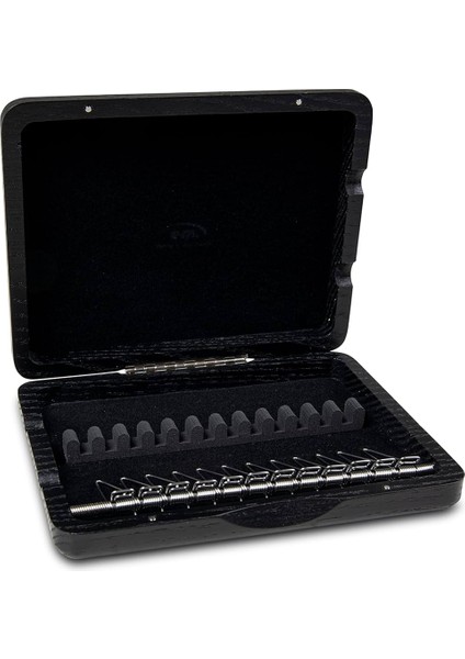 Obua Kamış Kutusu Em 12'li Ahşap Siyah