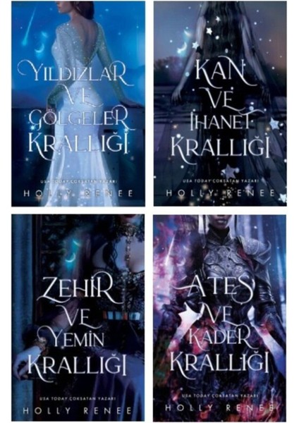 Yıldızsız Serisi 4 Kitap -Yıldızlar ve Gölgeler Krallığızehir ve Yemin-Kan ve Ihanet-Ateş ve Kader fiyatları