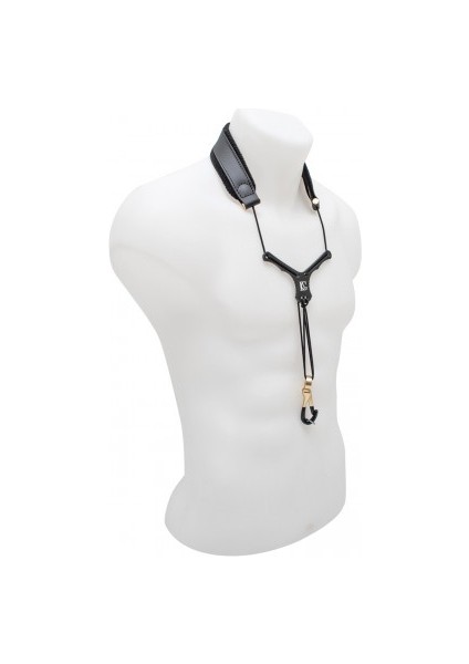 Saksofon Askı Bg ‘zen’ S20YBMSH Siyah Metal Genişletici, Plastik Kaplı Metal Kilitli Soprano/alto/te