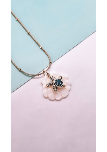 Deniz Canlıları Figürlü Kemik Midye Çelik Kolye indirimleri