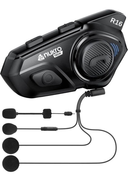 Nukro R16 Bluetooth Intercom Seti (8 Kişilik Bağlantı) fırsatları