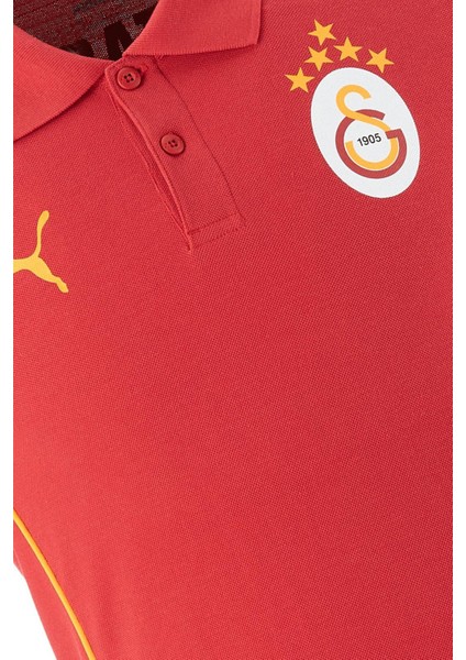 Gs Tsrt 006 Galatasaray Orijinal Lisanslı Polo Yaka Kırmızı Antrenman 5 Yıldızlı T-Shirt Gs Aslan Baskılı Hediyelik Ahşap Kutulu indirimleri