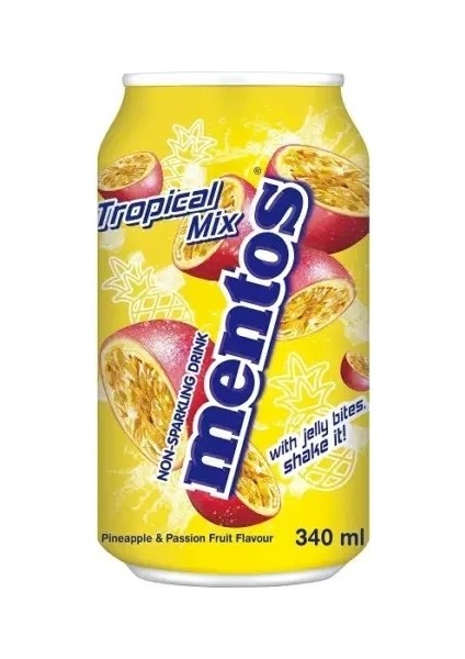 Hindistan Cevizi Jölesi Parçacıklı Karışık Tropikal Meyve Aromalı Içecek 340 ml