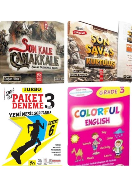 Son Kale Çanakkale ve Son Savaş Kurtuluş Hikaye-Turbo Paket Deneme-Colorful English