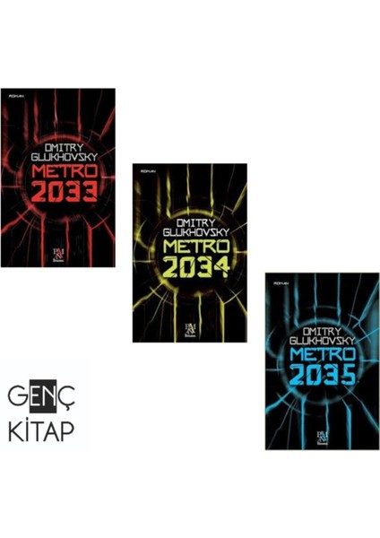 Metro Serisi 3 Kitap Set 2033 2034 2035 Dmıtry Glukhovsky