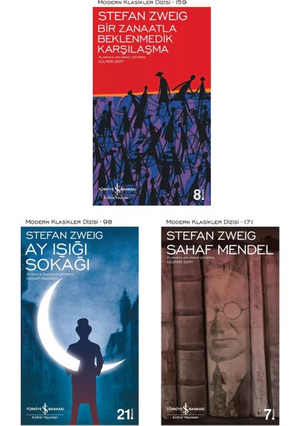 Modern Klasikler 3'lü Set (Bir Zanaatla Beklenmedik Karşılaşma-Sahaf Mendel-Ay Işığı Sokağı)