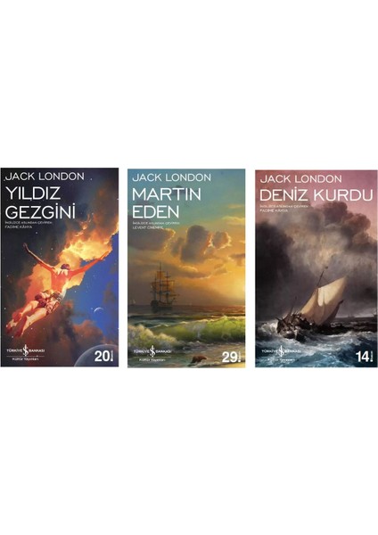 Martin Eden - Yıldız Gezgini - Deniz Kurdu / Jack London Seti 3 Kitap