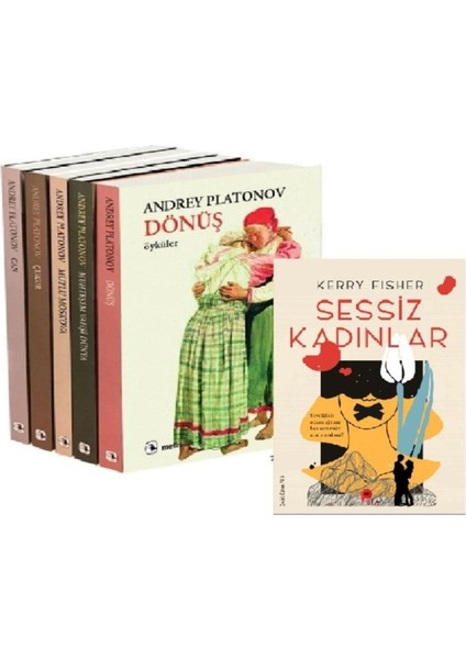 Andrey Platonov Set (5 Kitap) - Sessiz Kadınlar Hediye