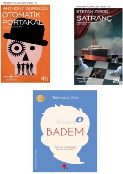 Otomatik Portakal Anthony Burgess - Satranç Stefan Zweig - Badem Hediye