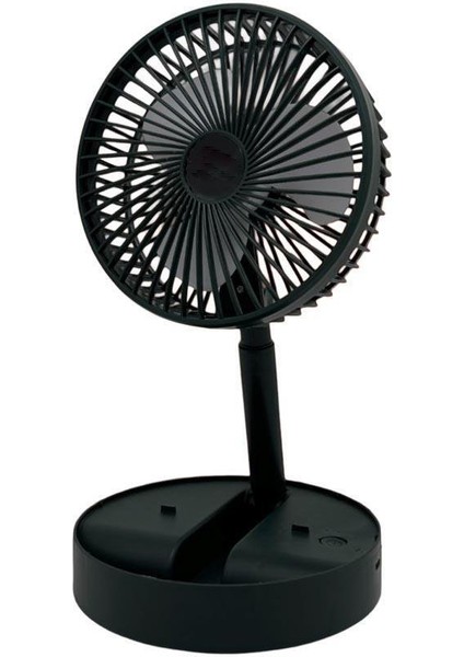 Katlanır Teleskopik Taşınabilir USB Şarjlı Masaüstü Fan Değiştirilebilir Batarya Telefon Koyma Bölümlü fırsatları