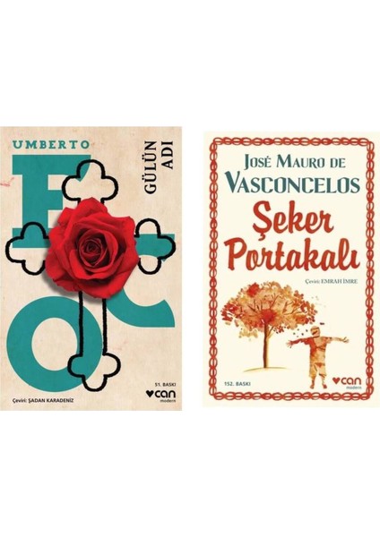 Gülün Adı - Umberto Eco - Şeker Portakalı - Jose Mauro De Vasconcelos