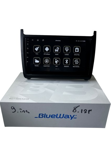 Ww Polo 2009-2016 Blueway 8-128 Tam Profesyonel Oem Multimedia fiyatları