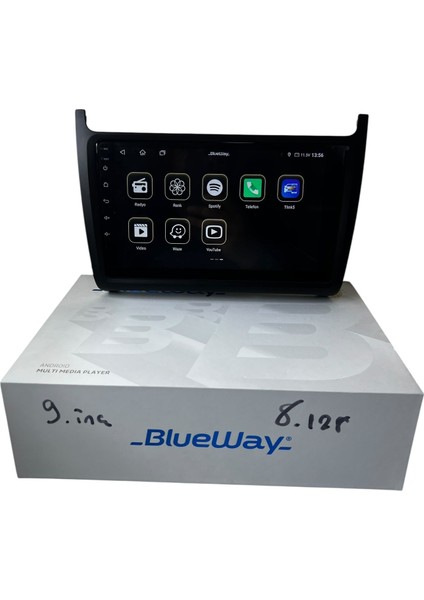 Ww Polo 2009-2016 Blueway 8-128 Tam Profesyonel Oem Multimedia modelleri