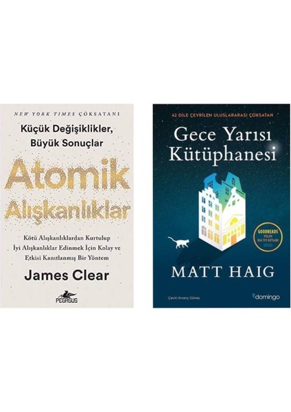 Atomik Alışkanlıklar James Clear - Gece Yarısı Kütüphanesi - Matt Haig