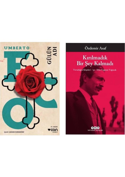 Gülün Adı - Umberto Eco - Kırılmadık Bir Şey Kalmadı - Özdemir Asaf