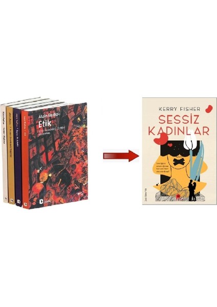 Alain Badiou Set (4 Kitap) - Sessiz Kadınlar Hediye