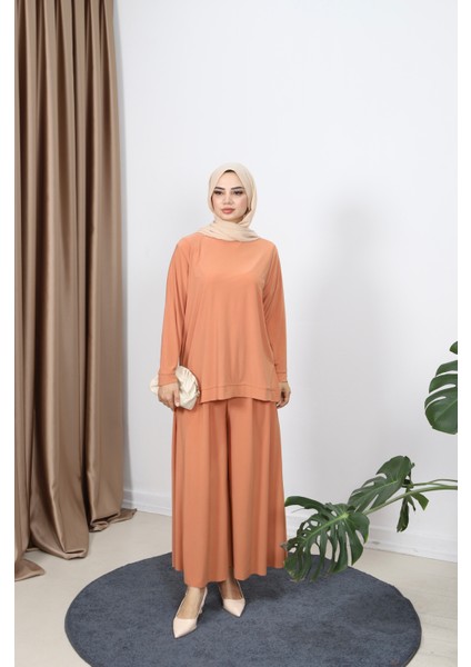 Rahat Sandy Pantolonlu Takım