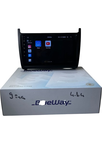 Ww Polo 2009-2016 Blueway 4-64 Profesyonel Oem Multimedia indirimleri