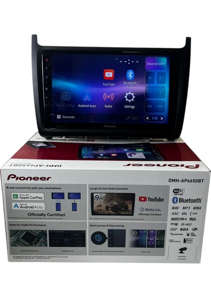 Ww Polo 2009-2016 Pioneer 4-64 Tam Profesyonel Oem Multimedia