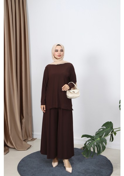 Rahat Sandy Pantolonlu Takım