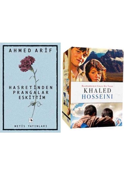 Hasretinden Prangalar Eskittim - Ahmed Arif - Khaled Hosseini (4 Kitap Takım) - Khaled Hosseini