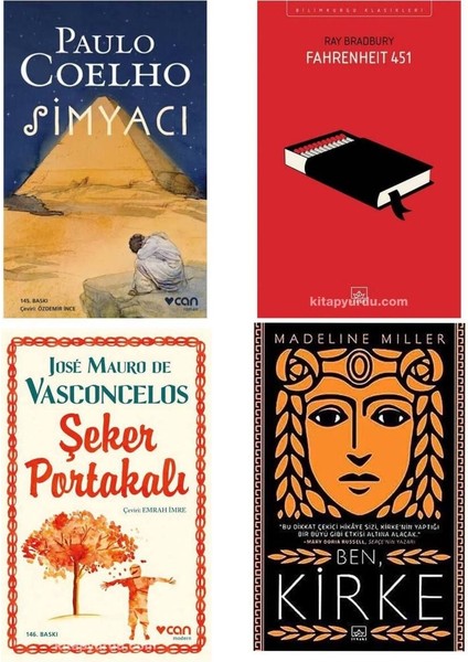 Simyacı - Fahrenheit 451 - Şeker Portakalı - Ben Kirke Madeline Miller