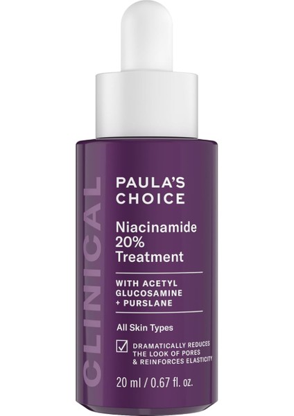 Clınıcal 20% Niacinamide Vitamin B3 Concentrated Serum - Anti-Aging 20 ml