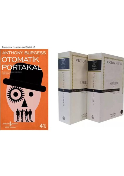 Otomatik Portakal Anthony Burgess - Sefiller 2 Cilt Takım Victor Hugo