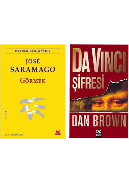 Görmek - Jose Saramago - Da Vinci Şifresi - Dan Brown