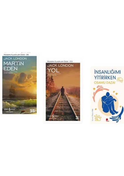 Set Martın Eden - Yol - (Insanlığımı Yitirirken Kitabı Hediye)