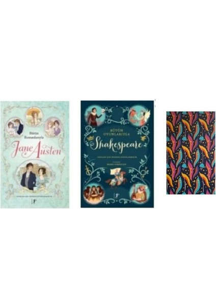 Bütün Oyunlarıyla Shakespeare (Ciltli)-Bütün Romanlarıyla Jane Austen (Ciltli)+Not Defteri Hediye fiyatları