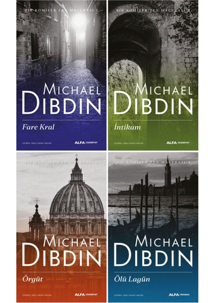 Michael Dibdin Bir Komiser Zen Macerası Serisi 4 Kitap Set