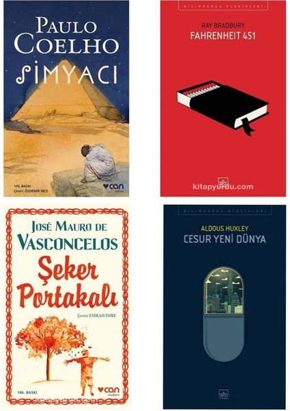 Simyacı - Fahrenheit 451 - Şeker Portakalı - Cesur Yeni Dünya