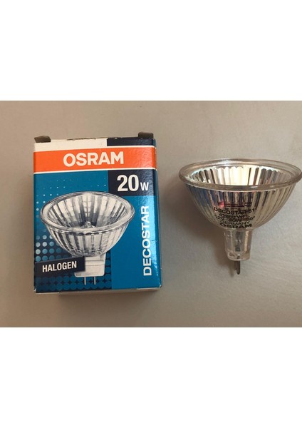 2 Adet Osram 12V 20W Mr 16 Halojen Lamba ÇAP:50MM