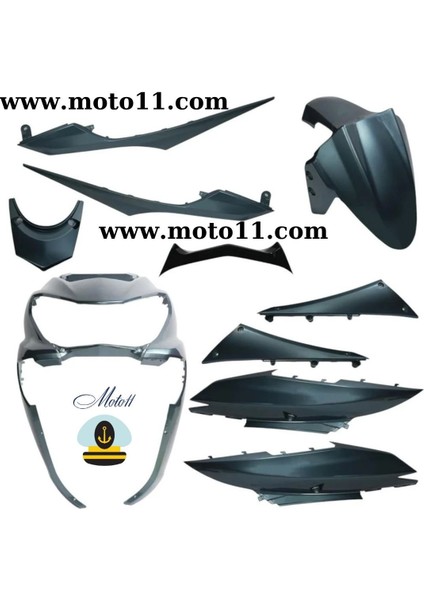 Newlight 125 Yeşil Grenaj Kaporta Seti | MOTO11