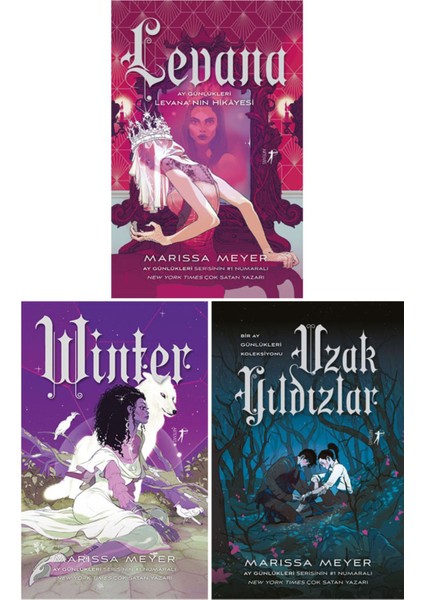 Ay Günlükleri Serisi 4-5-6. Kitaplar Set - Marissa Meyer