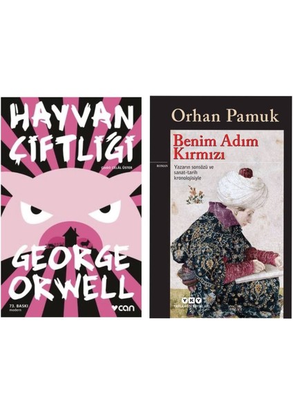 Hayvan Çiftliği - George Orwell - Benim Adım Kırmızı - Orhan Pamuk