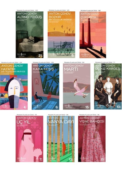 Anton Çehov 10 Kitap Set