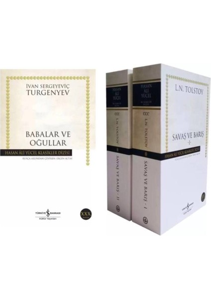 Lev Tolstoy Savaş ve Barış - Babalar ve Oğullar Ivan Sergeyevich Turgenev