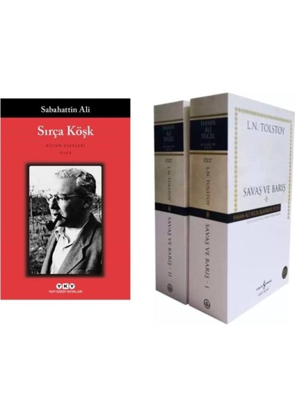 Lev Tolstoy Savaş ve Barış 2 Cilt - Sabahattin Ali Sırça Köşk
